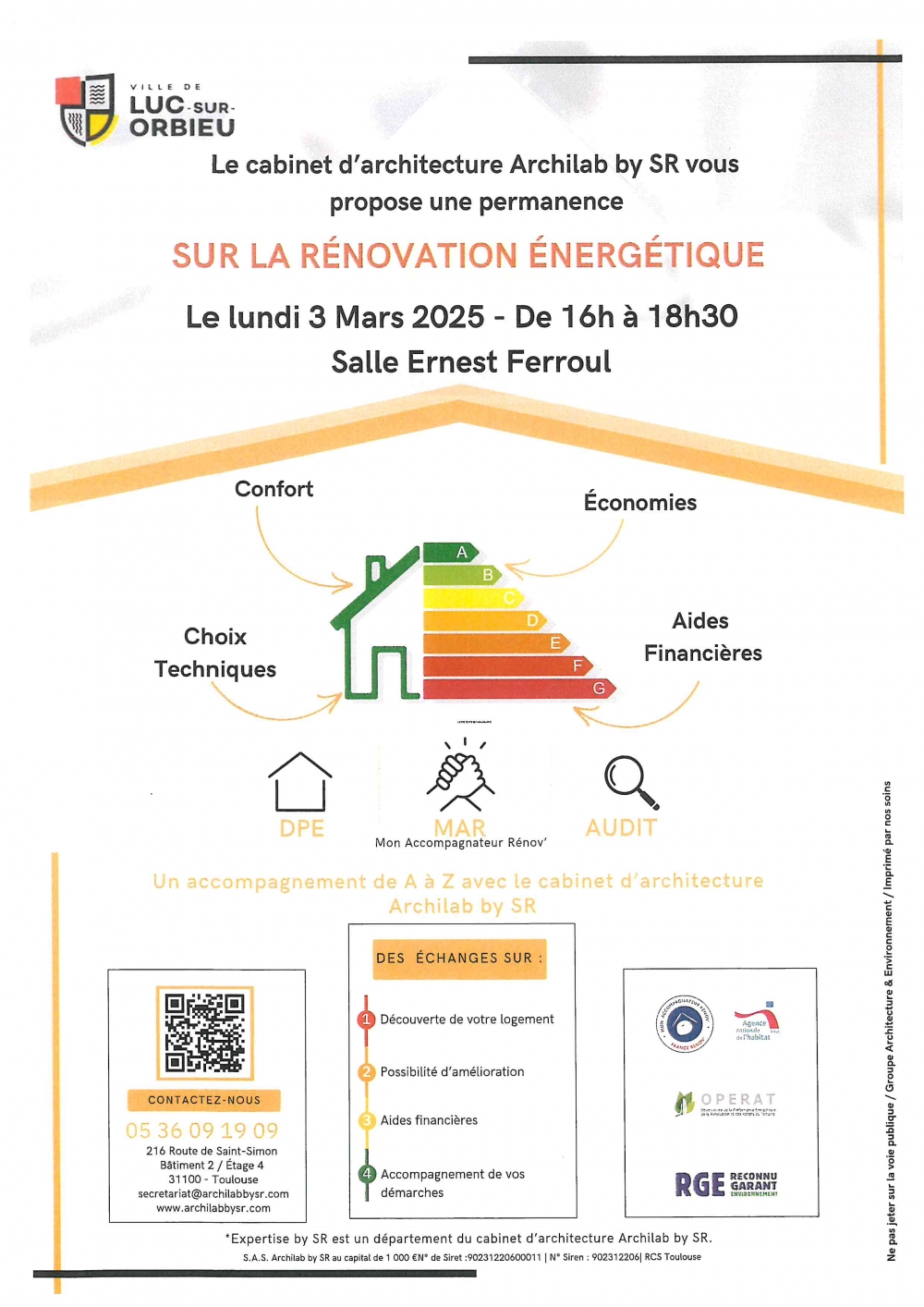 Cabinet architecture sur la rénovation énergétique