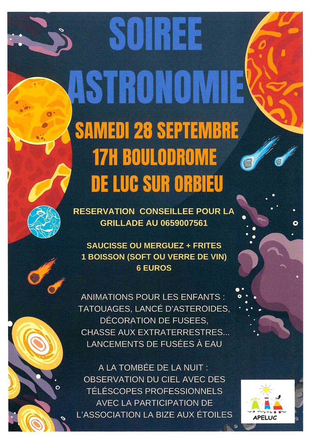 APELUC organise une soirée astronomie